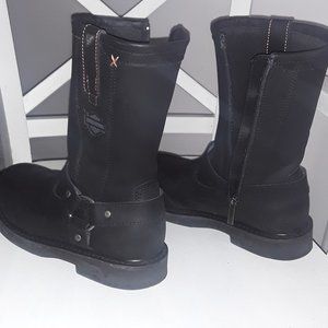Worn 1X Harley Davidson Steel Toe Riding Boot